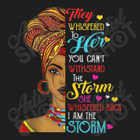 Black History Month  African Woman Afro I Am The Storm Painting Classic T-shirt | Artistshot