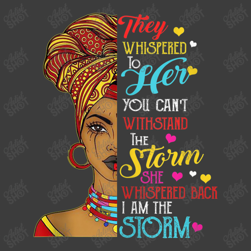 Black History Month  African Woman Afro I Am The Storm Painting Men's Polo Shirt by TyrellDesign | Artistshot