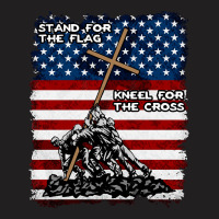 Stand For The Flag Kneel For The Cross, Stand For The Flag, Kneel For  T-shirt | Artistshot