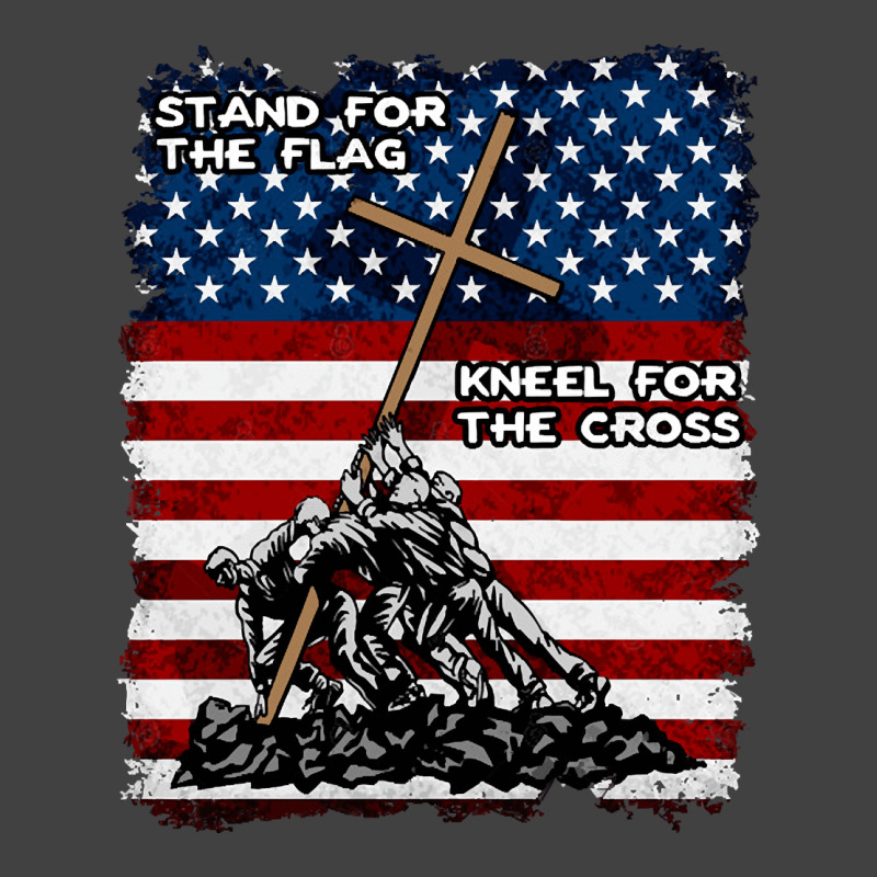 Stand For The Flag Kneel For The Cross, Stand For The Flag, Kneel For  Vintage T-shirt | Artistshot