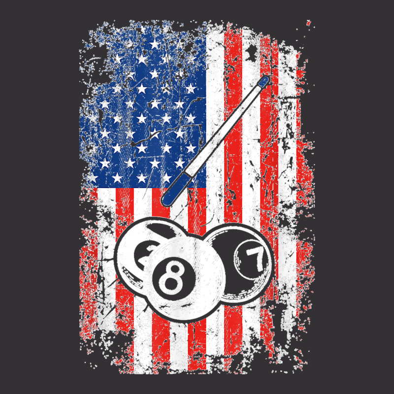 Billiards American Flag Cue Pool Balls Billiard Player Gift T Shirt Vintage Short | Artistshot