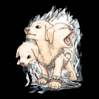 Ceberus Junior Dog, Ceberus Junior Dog Art, Ceberus Junior Dog Vintage V-neck Tee | Artistshot