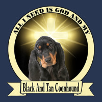 God And My Black And Tan Coonhound Men Denim Jacket | Artistshot