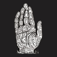 Chart Of The Hand, Palmistry, Chart, The Hand, Chart Of The Hand Vinta T-shirt | Artistshot