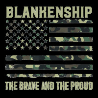 Blankenship Last Name Surname Camouflage American Flag T Shirt Adjustable Cap | Artistshot