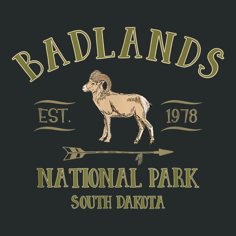 Badlands National Park South Dakota Bighorn Sheep Women's Triblend Scoop T-shirt by LorettaSharron | Artistshot