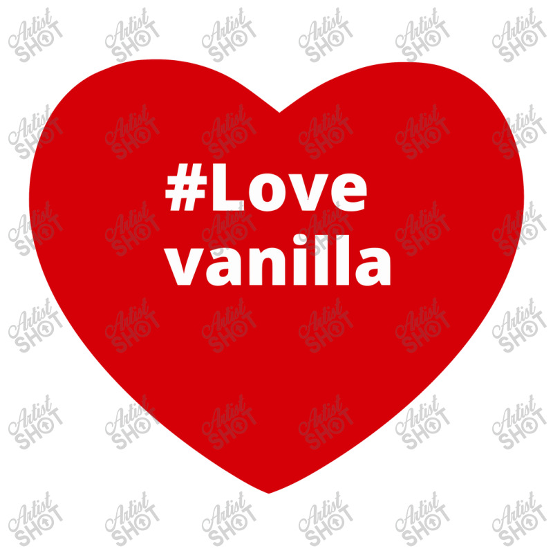 Love Vanilla, Hashtag Heart, Vanilla Unisex Hoodie by chillinxs | Artistshot