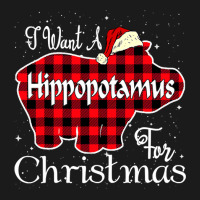 Hippopotamus I Want A Hippopotamus For Christmas Xmas Hippo 294 Hippo Full-length Apron | Artistshot