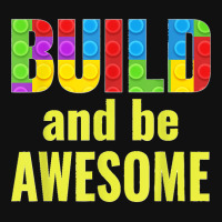 Build And Be Awesome Brick Builder Kids Block Set Builder Crew Socks | Artistshot