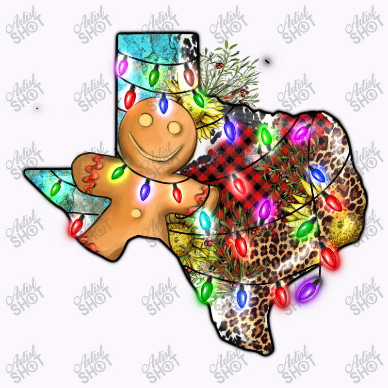 Christmas Texas Map Tank Top | Artistshot