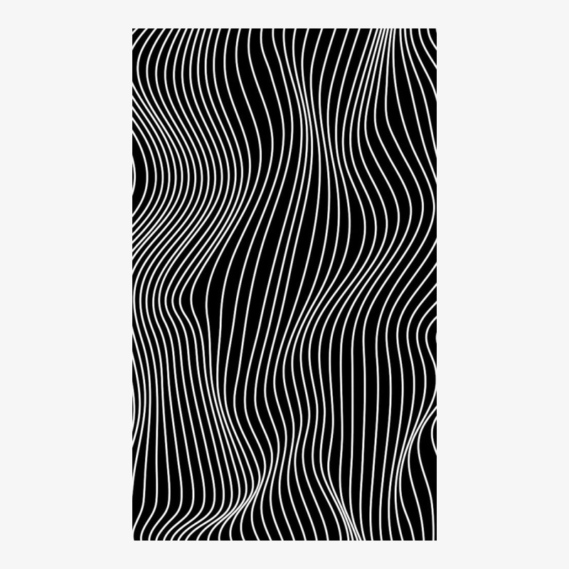 Optical Illusion Minimal Lines Ladies Fitted T-Shirt by Levinsonuhv | Artistshot