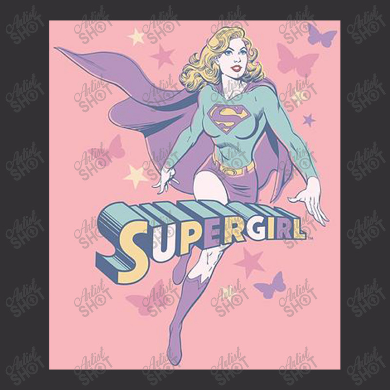 Dc, Supergirl Pastels, Vintage Hoodie And Short Set | Artistshot