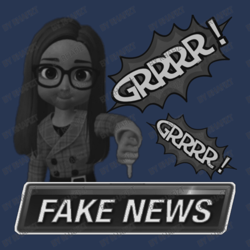 Hoax! Stop Fake News Men Denim Jacket by rhafizt | Artistshot