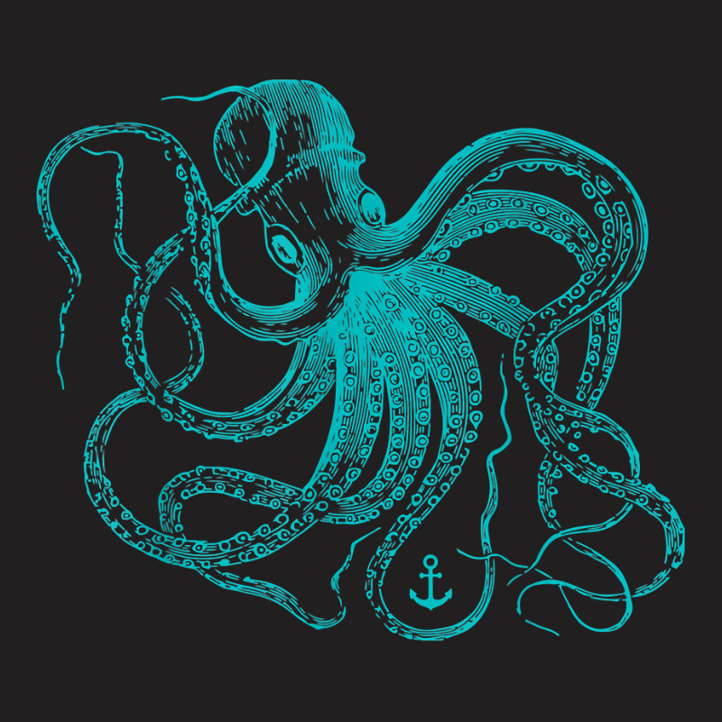 Octopus Cool Vintage Marine Biologist Ocean Sea Life 2 T-shirt | Artistshot