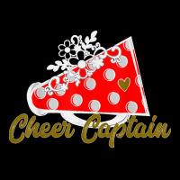 Cheer Captain Shirt, Red Megaphone Heart Flower Accent Cropped Sweater | Artistshot