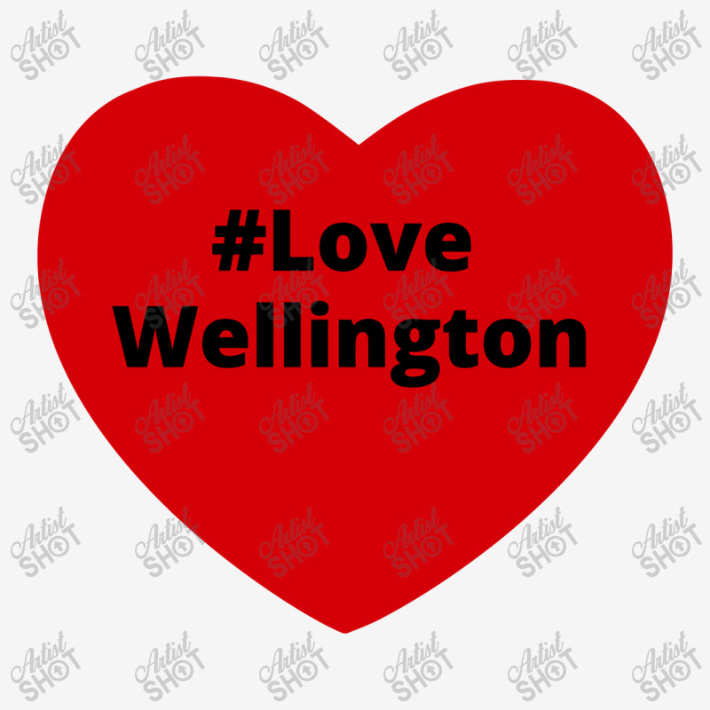 Love Wellington, Hashtag Heart, Love Wellington 2 Portrait Canvas Print | Artistshot