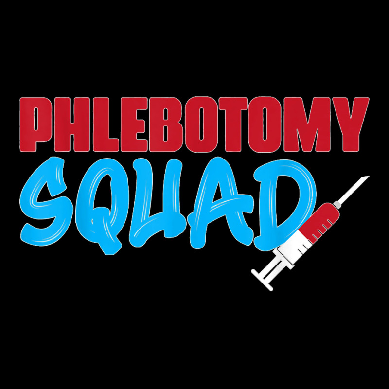 Cool Phlebotomy Squad With Syringe Phlebotomist Apparel Long Sleeve Shirts | Artistshot