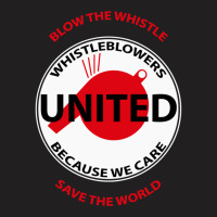 Whistleblower United Badge T-shirt | Artistshot