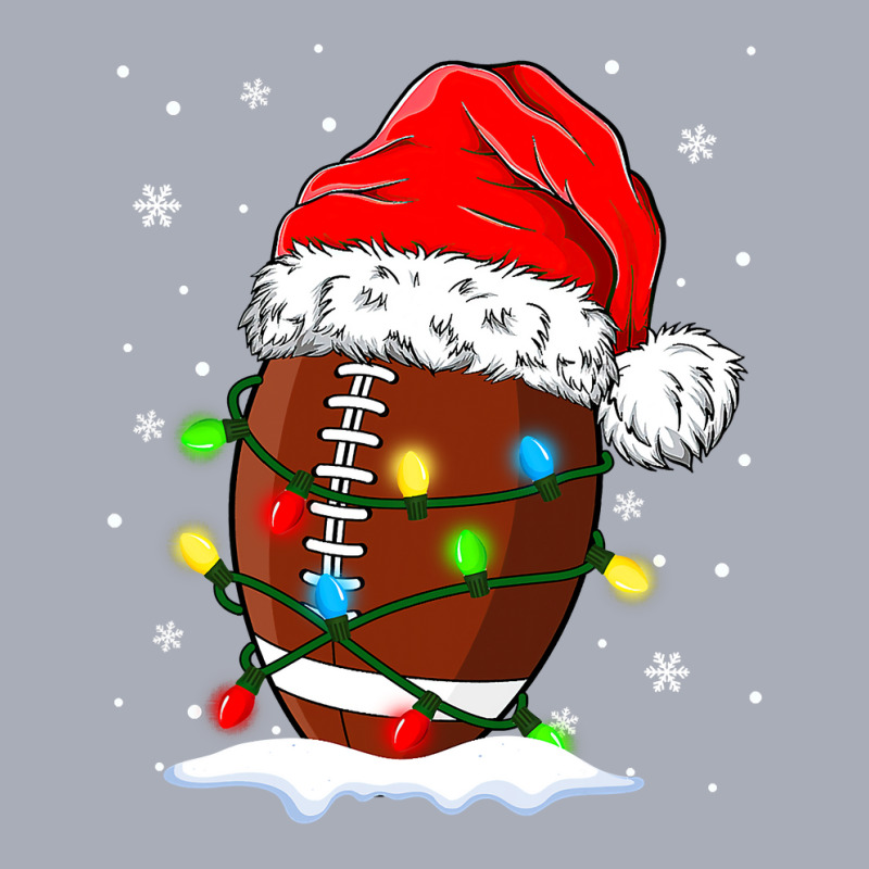 Football Christmas Football Ball Santa Hat Xmas Light Funny 2021 416 Tank Dress by pester | Artistshot