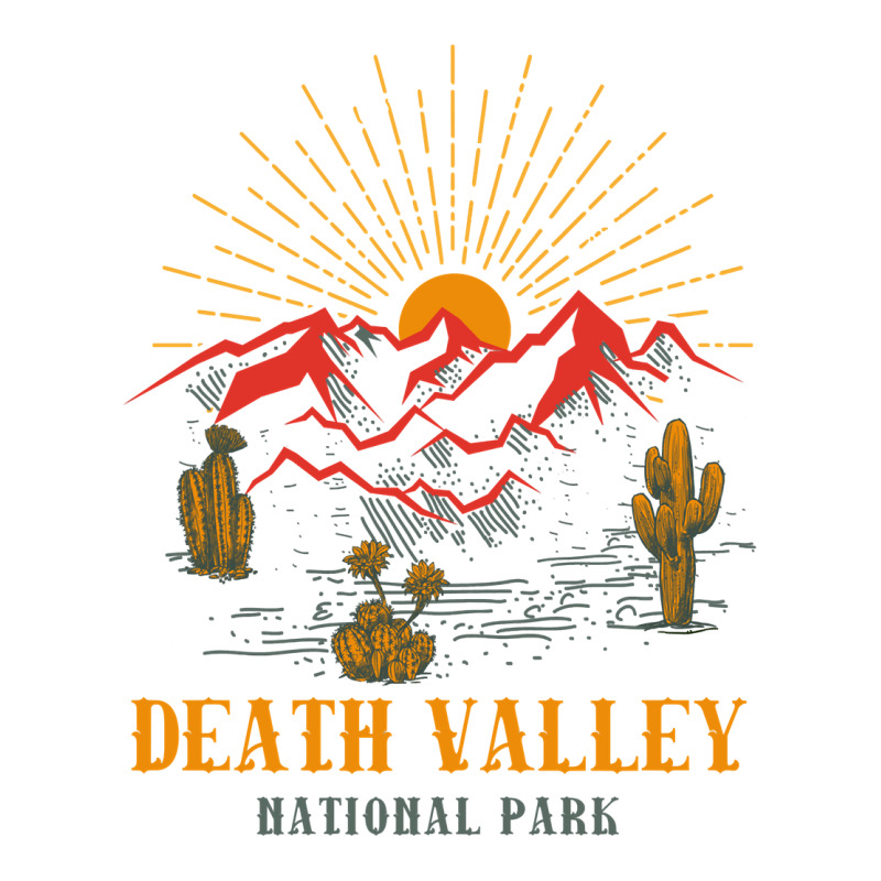 Death Valley National Park Novelty Graphic Design Sweat Sticker | Artistshot