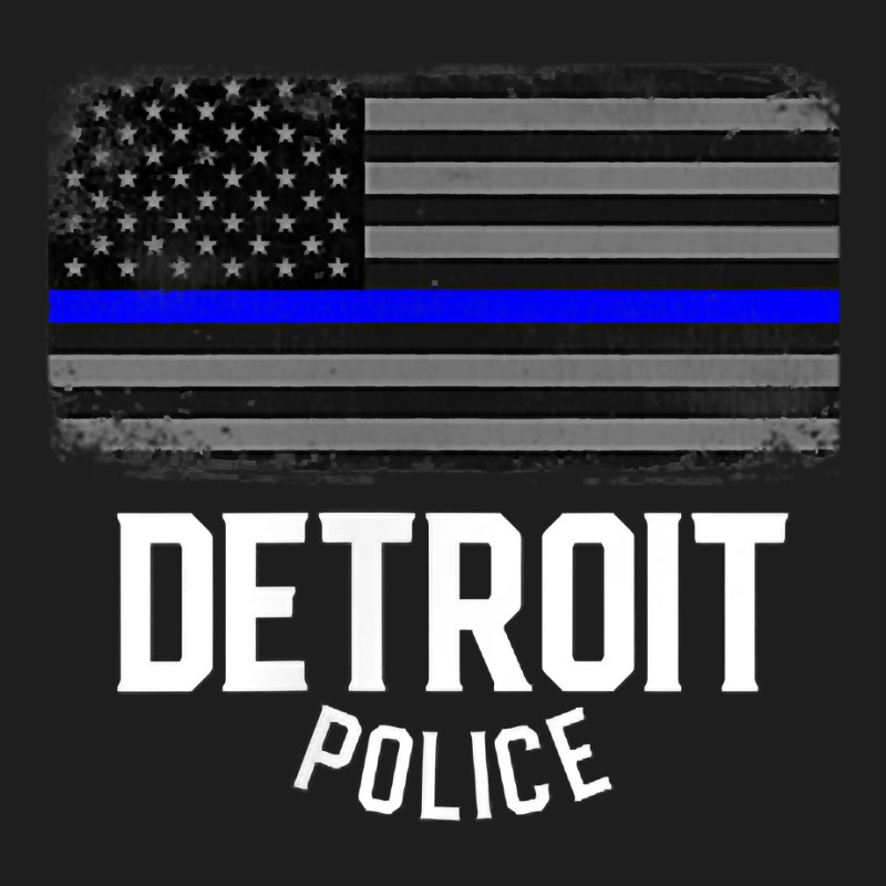 City Of Detroit Police Officer Michigan Policeman Classic T-shirt | Artistshot