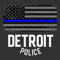 City Of Detroit Police Officer Michigan Policeman Vintage Hoodie | Artistshot