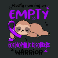 Eosinophilic Disorders Awareness T  Shirt Mostly Running On Empty Eosi Women's Triblend Scoop T-shirt | Artistshot