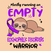 Eosinophilic Disorders Awareness T  Shirt Mostly Running On Empty Eosi Cropped Hoodie | Artistshot