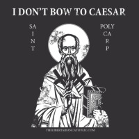 Saint Polycarp I Don't Bow To Caesar Vintage Short | Artistshot