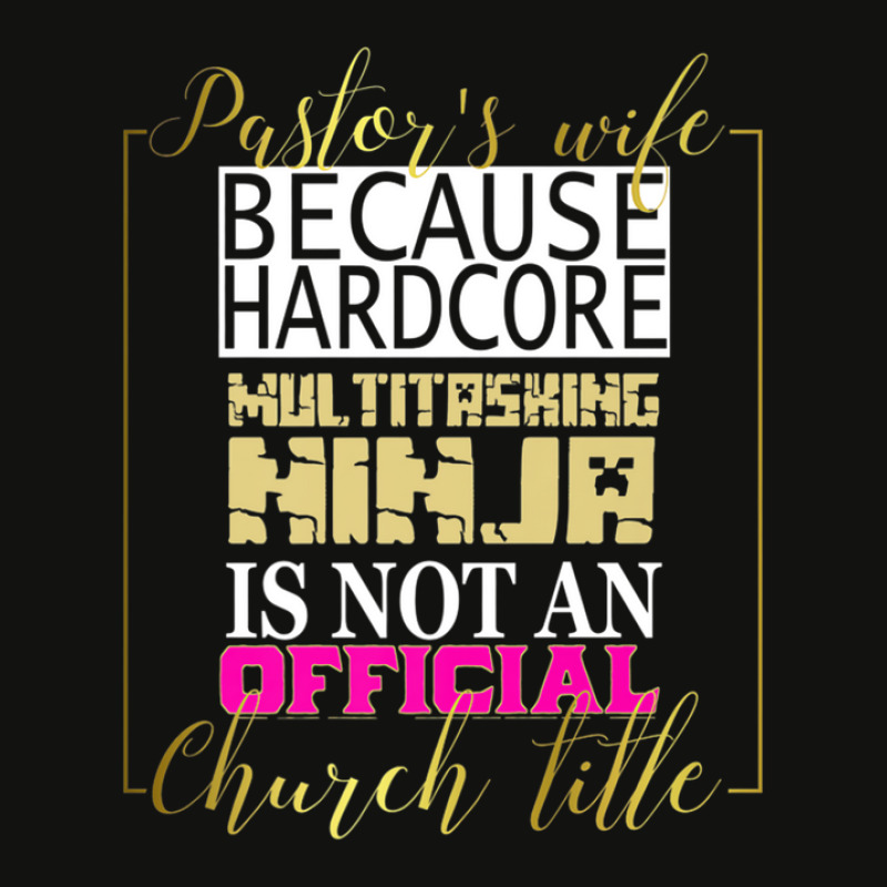 Pastor's Wife Christian Multitasking Ninja Funny Tee Scorecard Crop Tee by SamtBetty | Artistshot