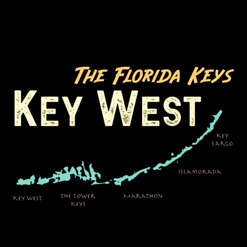 Key West Map, The Florida Keys, Key West Map, Florida Keys Islands Bea Women's V-Neck T-Shirt by cm-arts | Artistshot