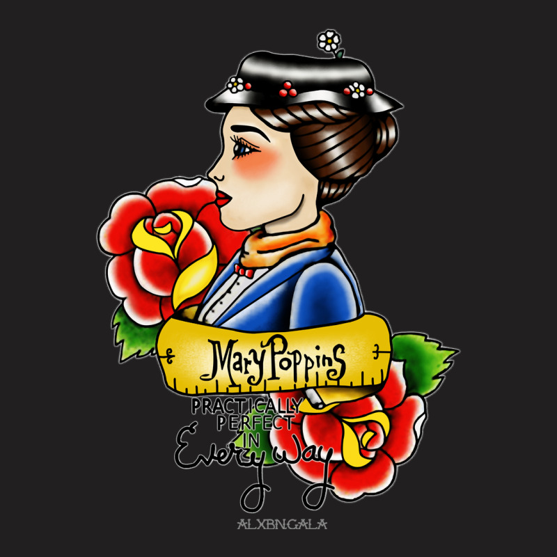 Maria Poppins Lady Head T-shirt | Artistshot