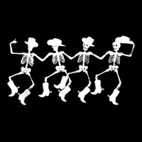 Dancing Skeletons Spooky Halloween Cowboys Line Dance V-neck Tee | Artistshot