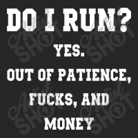 Do I Run Ladies Fitted T-shirt | Artistshot