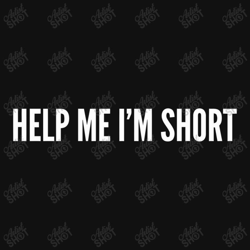 Help Me I'm Short Baby Bibs | Artistshot