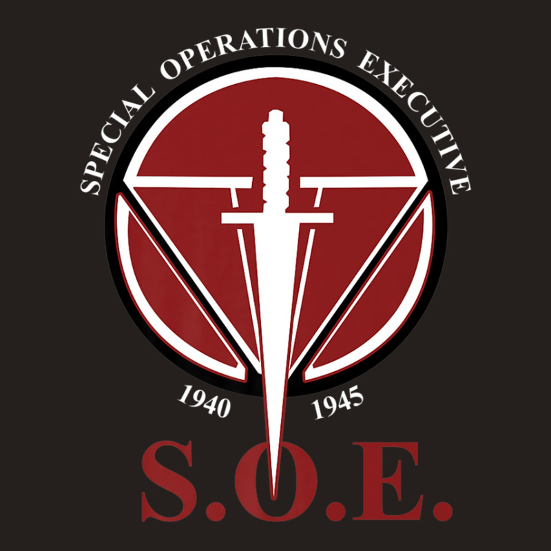 S.o.e. Special Operations Executive Wwii British Specops Tank Top | Artistshot