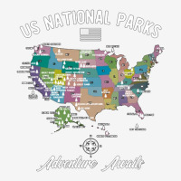 Us National Parks Map, National Park, Us National Parks Map Art, Us Na Travel Mug | Artistshot