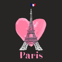 I Love Paris  Eiffel Tower France Gift Ladies Fitted T-shirt | Artistshot