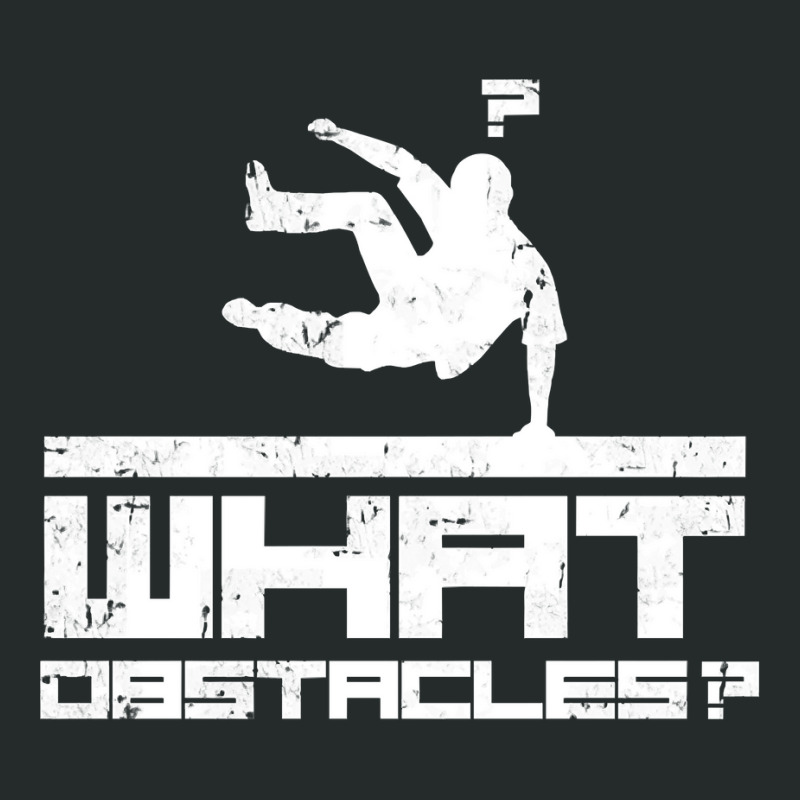 Parkour Free Running What Obstacles Women's Triblend Scoop T-shirt by Mary Kiefe | Artistshot