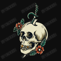 Illustration Skull With Ornamental Flower Crop Top | Artistshot