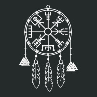 Viking Compass Vegvisir Celtic Vegvísir Dreamcatcher Women's Triblend Scoop T-shirt | Artistshot