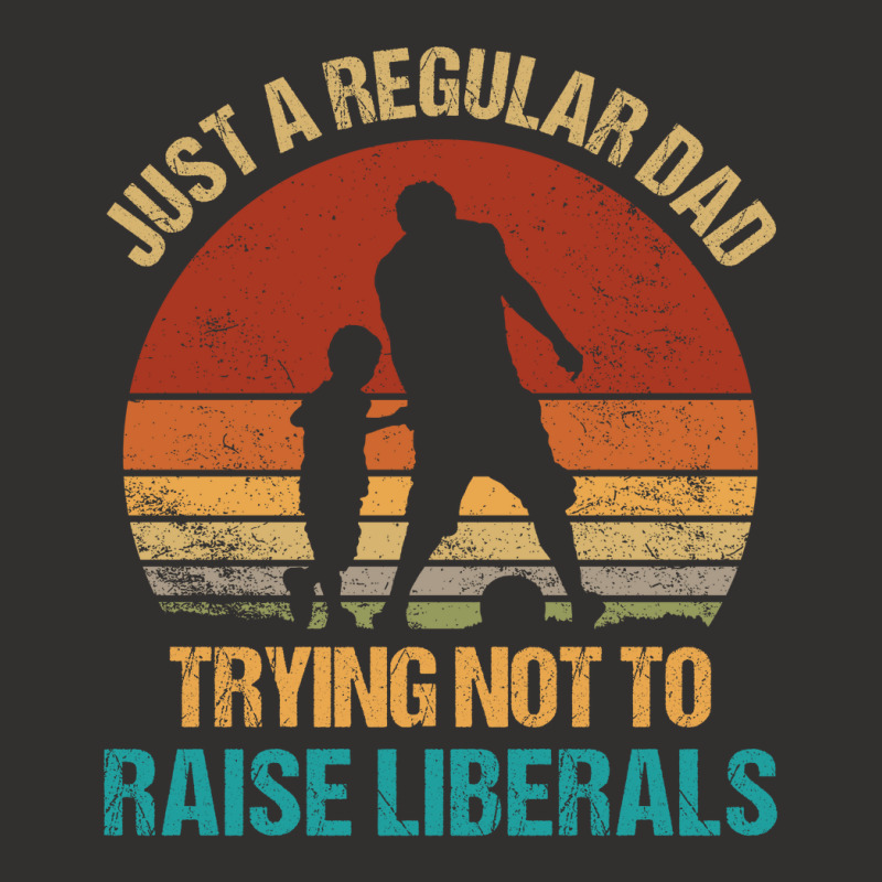 Mens Vintage Soccer Regular Dad Trying Not To Raise Liberals Champion Hoodie | Artistshot