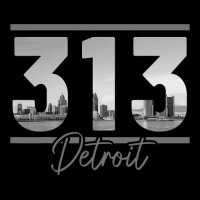 Detroit 313 Area Code Skyline Michigan Vintage Adjustable Cap | Artistshot