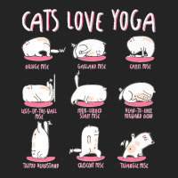 Funny Cats Love Different Yoga Positions Yoga Cat Premium 3/4 Sleeve Shirt | Artistshot