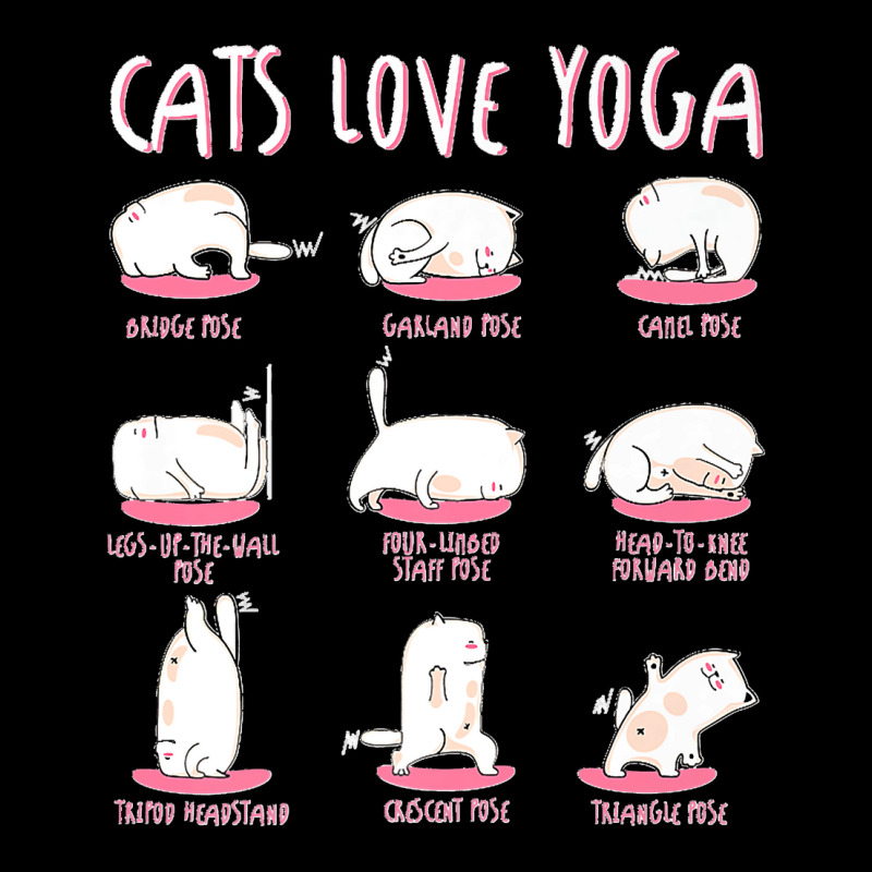 Funny Cats Love Different Yoga Positions Yoga Cat Premium Zipper Hoodie by cm-arts | Artistshot