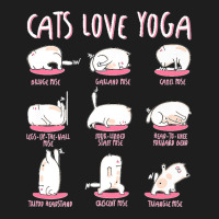 Funny Cats Love Different Yoga Positions Yoga Cat Premium Classic T-shirt | Artistshot