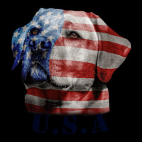 Vintage American Flag Labrador, Working Dog, Usa Maternity Scoop Neck T-shirt | Artistshot