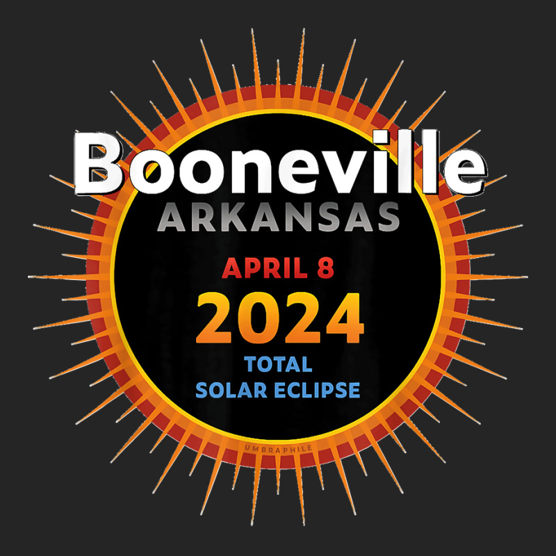 Booneville Arkansas Ar Total Solar Eclipse 2024  2  T Shirt Unisex Hoodie by MilesDanialMayberry | Artistshot