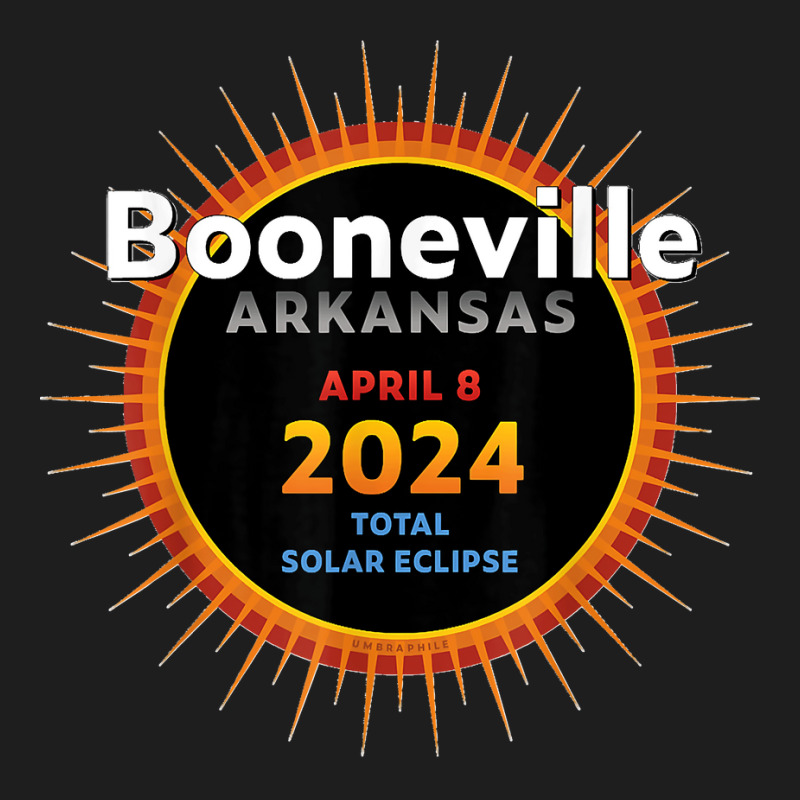 Booneville Arkansas Ar Total Solar Eclipse 2024  2  T Shirt Classic T-shirt by MilesDanialMayberry | Artistshot