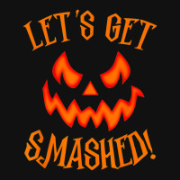 Pumpkin Matching Halloween Shirt Lets Get Smashed Baby Beanies | Artistshot